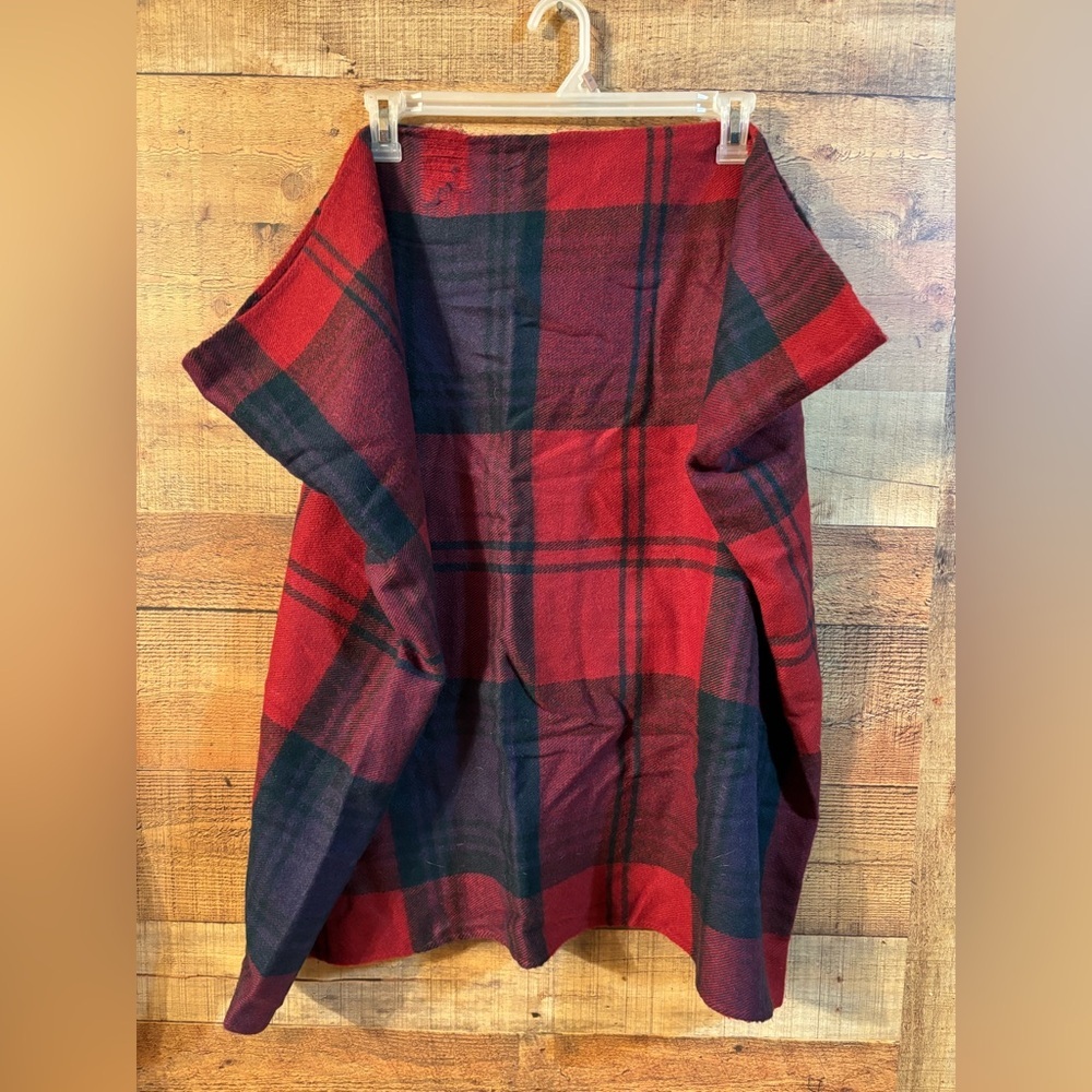 Plaid Infinity Scarf Shawl